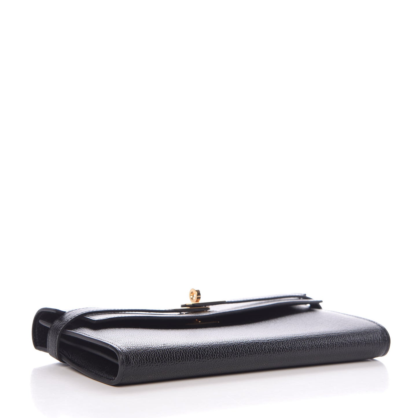 Chevre Mysore Kelly Longue Wallet Black