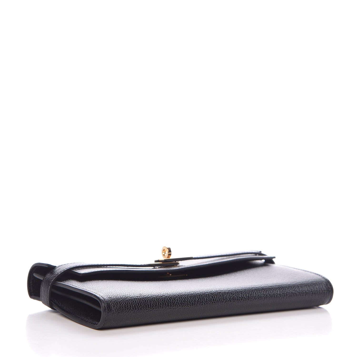 Hermes Chevre Mysore Kelly Longue Wallet Black 4 of 8