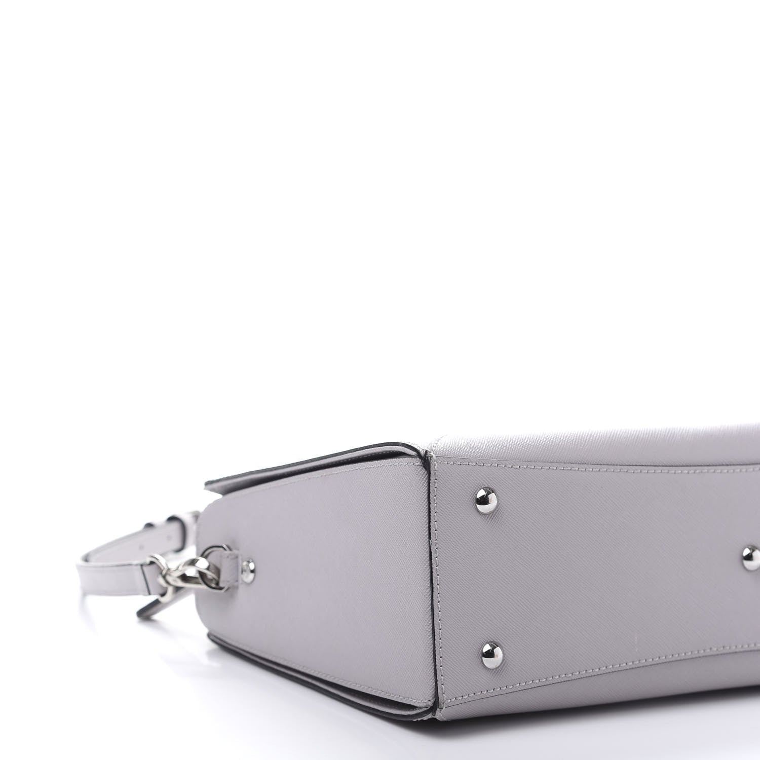 MCM Saffiano Medium Nuovo Tote Gull Gray 6 of 12