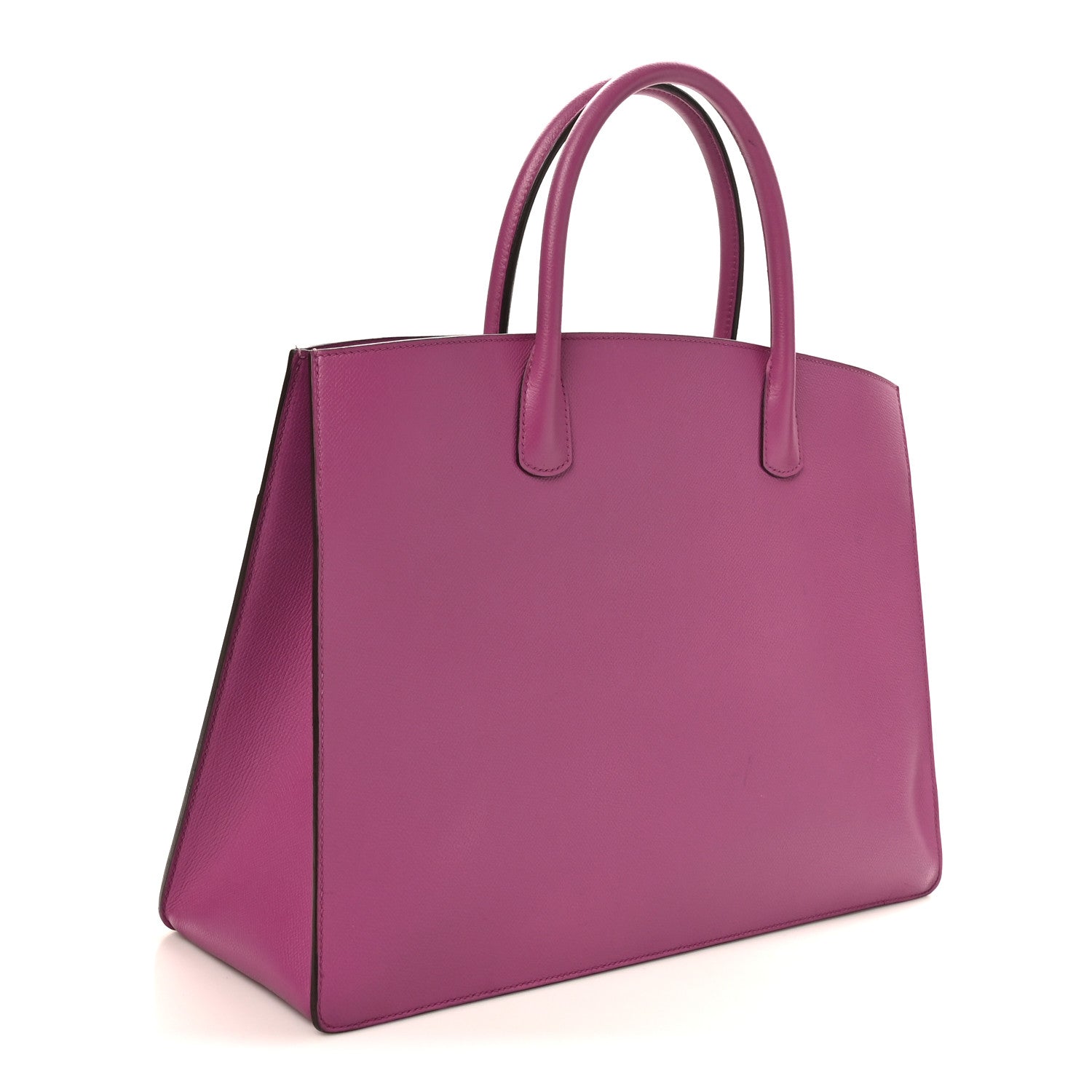 Hermes Epsom White Bus 40 Cyclamen 3 of 11