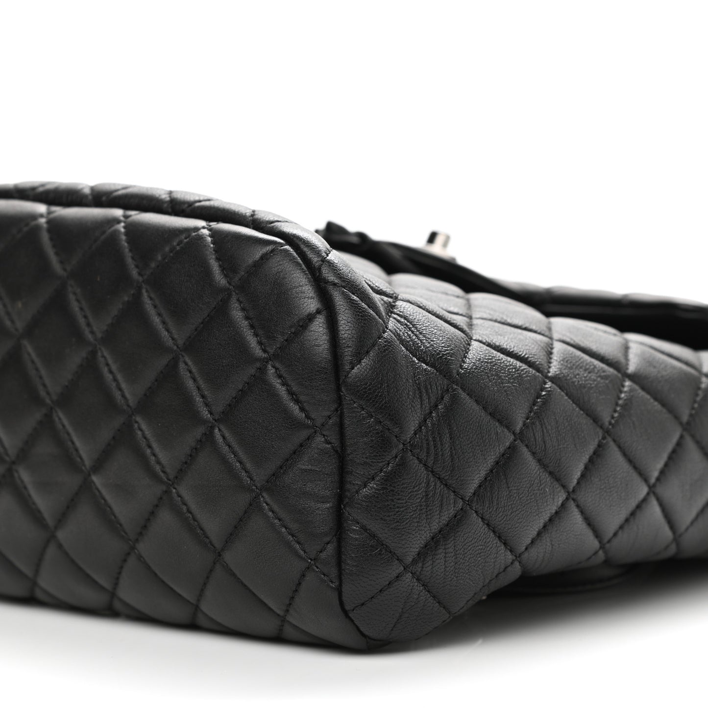 Lambskin Quilted Small Urban Spirit Backpack Black