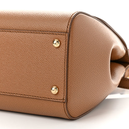 Dolce & Gabbana Dauphine Medium Miss Sicily Satchel Caramello 8 of 8