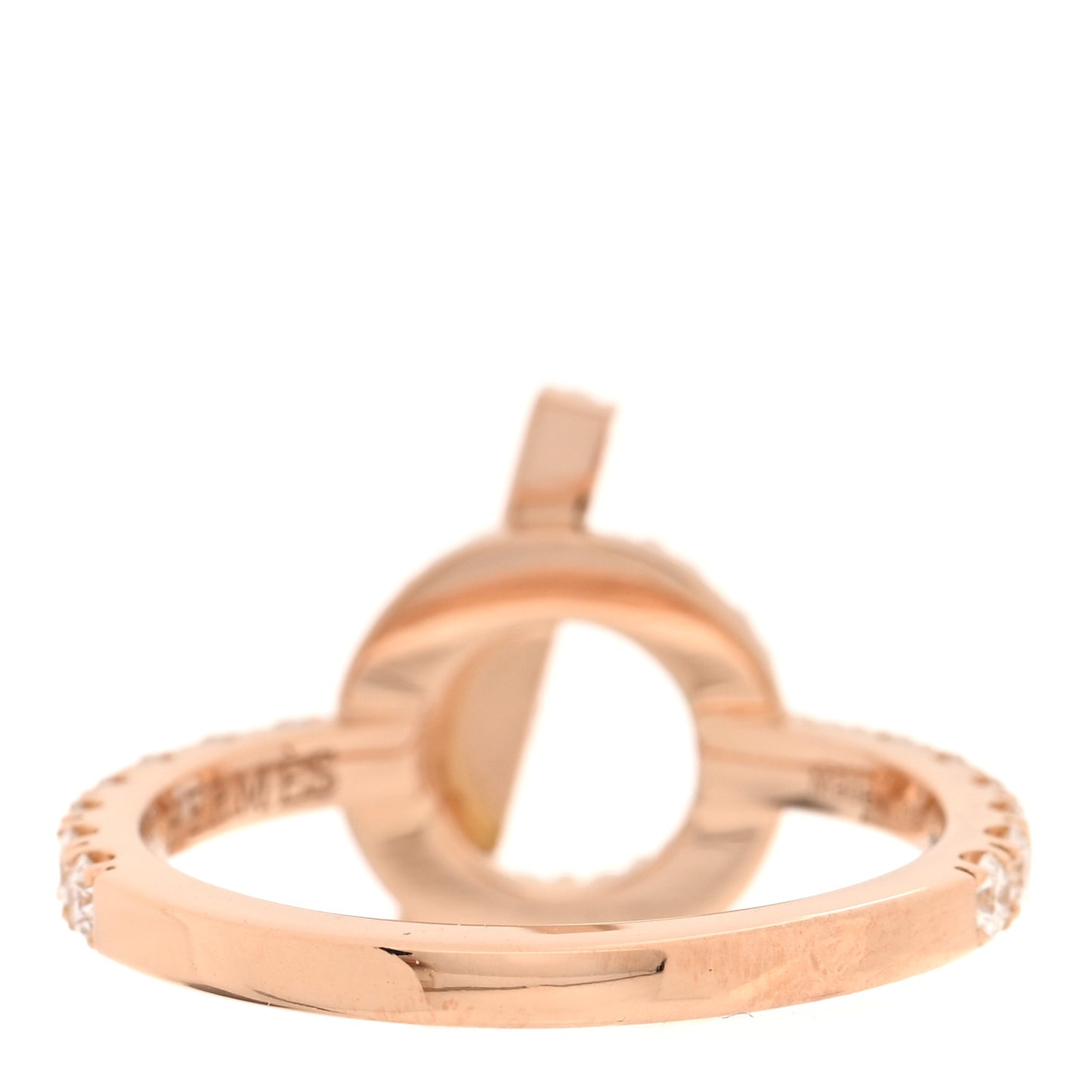 18K Rose Gold Diamond Finesse Ring 54 6.75
