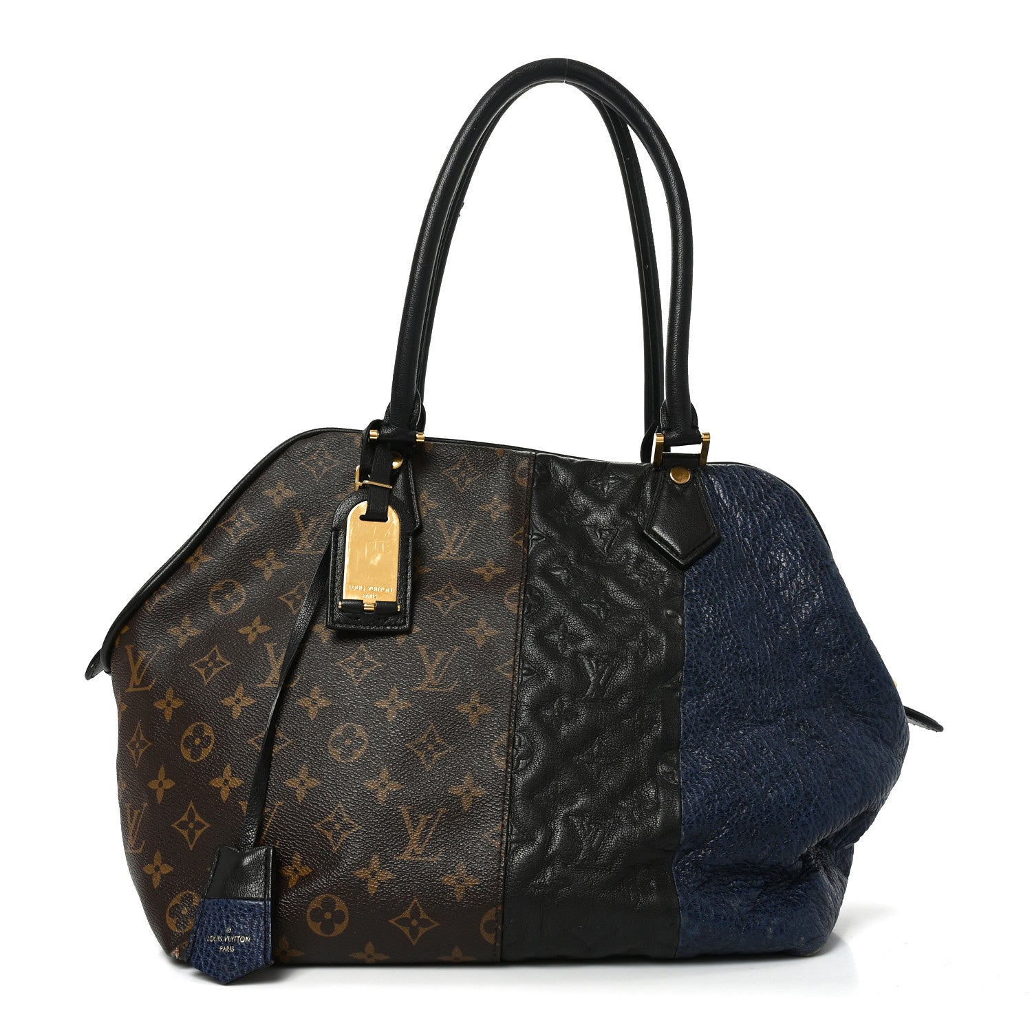 Louis Vuitton Monogram Stripes Medium Bag Marine 1 of 10