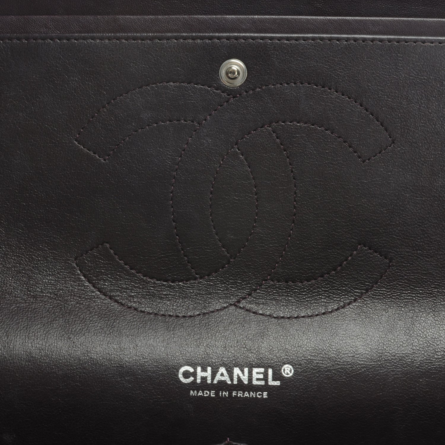 Chanel Lambskin Jumbo Double Flap Plum 6 of 9