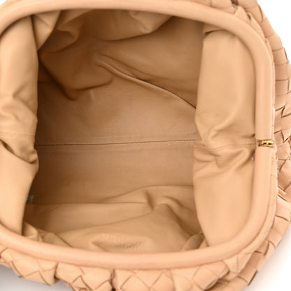 Bottega Veneta Nappa Maxi Intrecciato The Pouch Oversized Clutch Almond 5 of 18