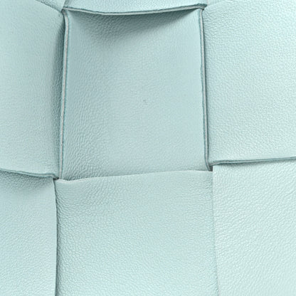 Bottega Veneta Nappa Maxi Intrecciato Small Cassette Bucket Bag Topazio Silver 7 of 9