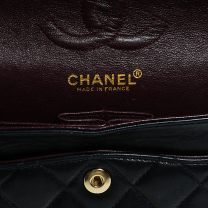 Chanel Lambskin Small Double Flap Navy 6 of 8