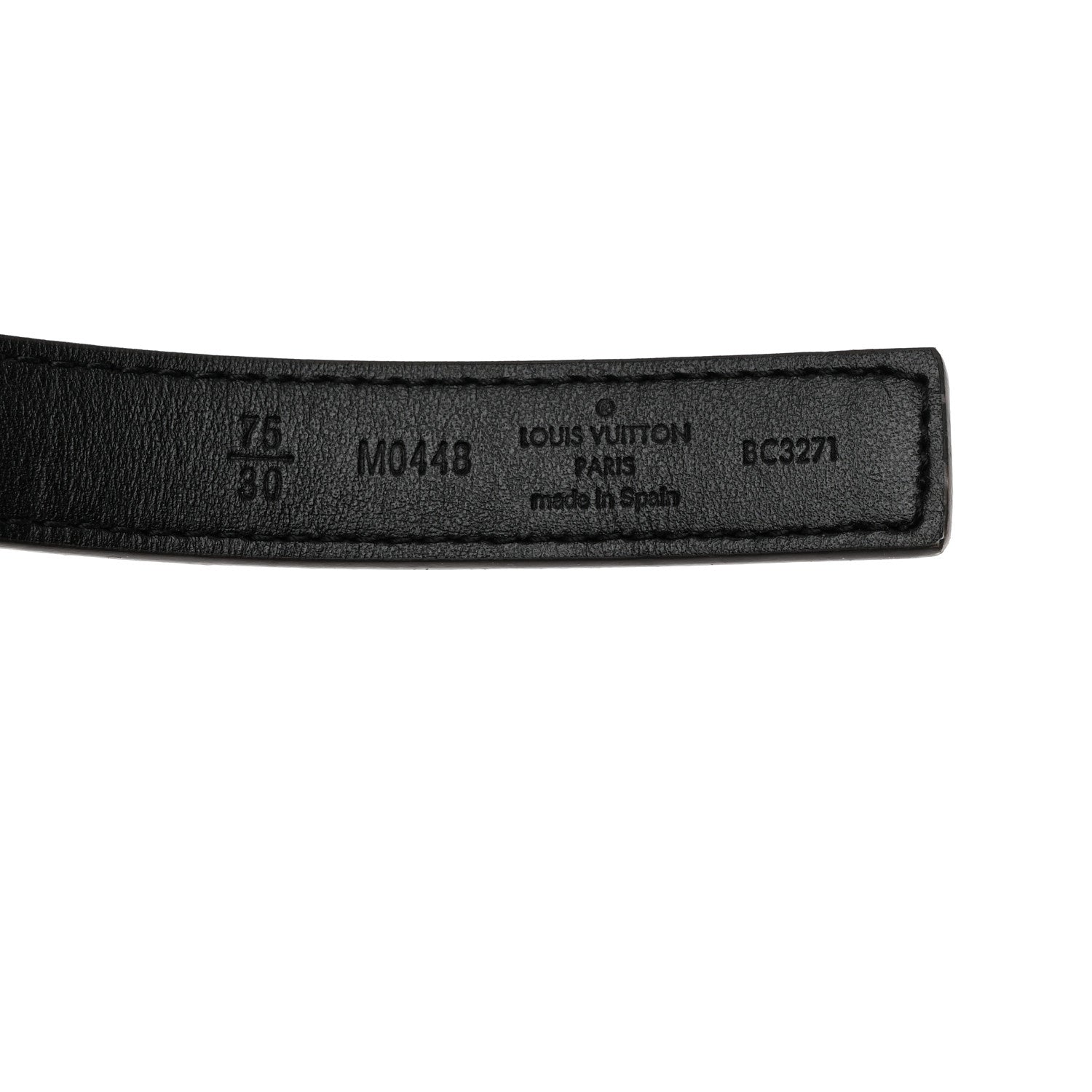Louis Vuitton Mini Damier Ebene 25mm LV Initiales Belt 75 30 3 of 6