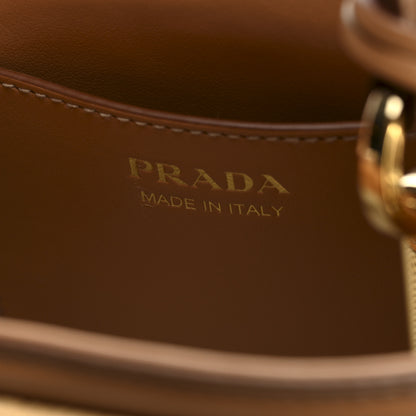 Prada Wicker Mini Panier Bag Naturale 6 of 9