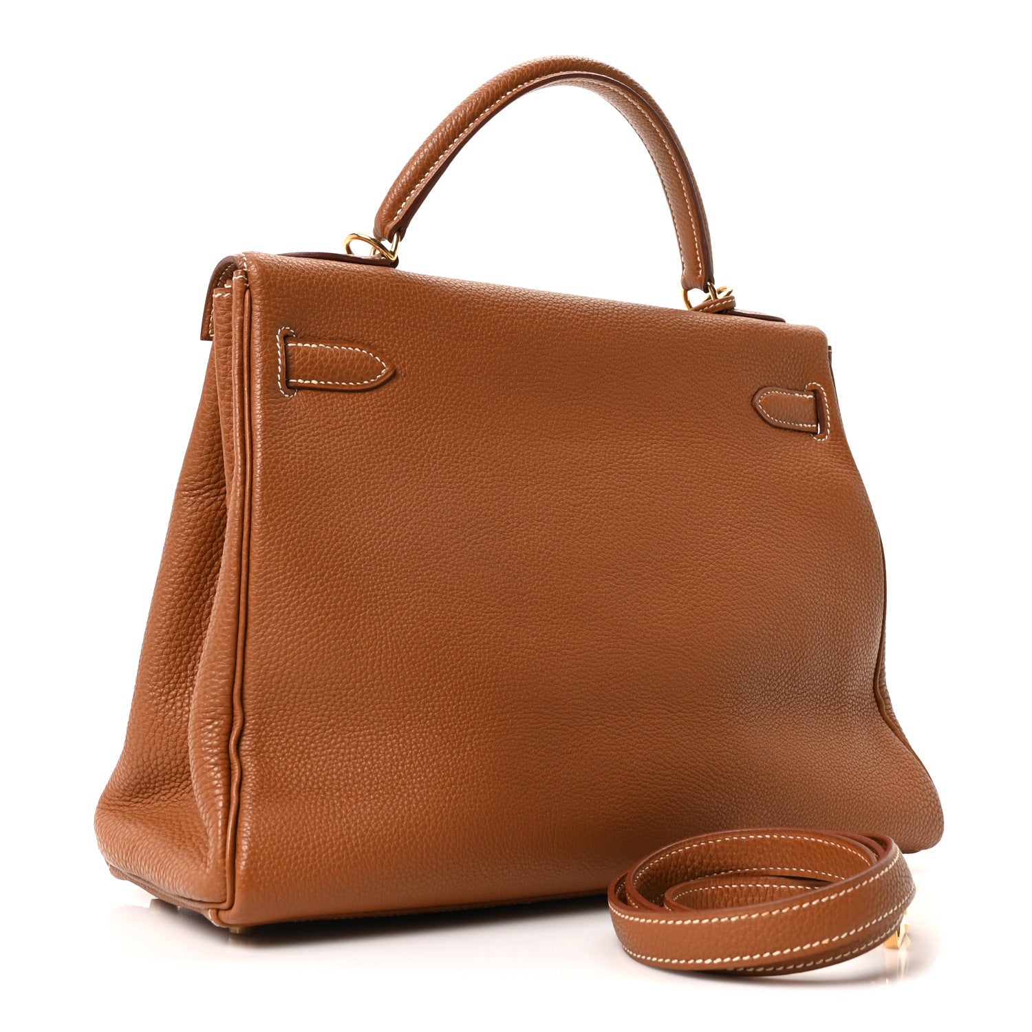 Hermes Togo Kelly Retourne 32 Gold 3 of 10