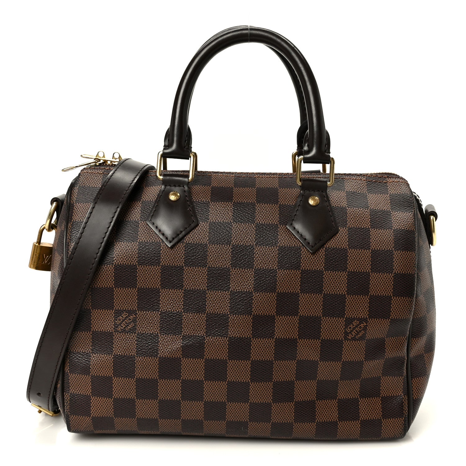 Louis Vuitton Damier Ebene Speedy Bandouliere 25 1 of 10