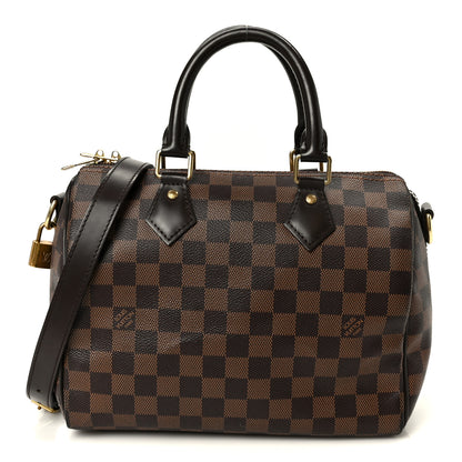 Louis Vuitton Damier Ebene Speedy Bandouliere 25 1 of 10