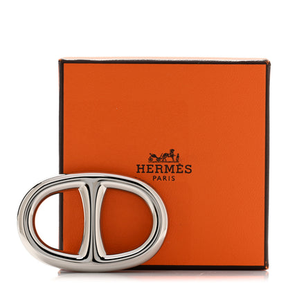 Hermes Palladium Chaine D'Ancre Scarf Ring 6 of 6