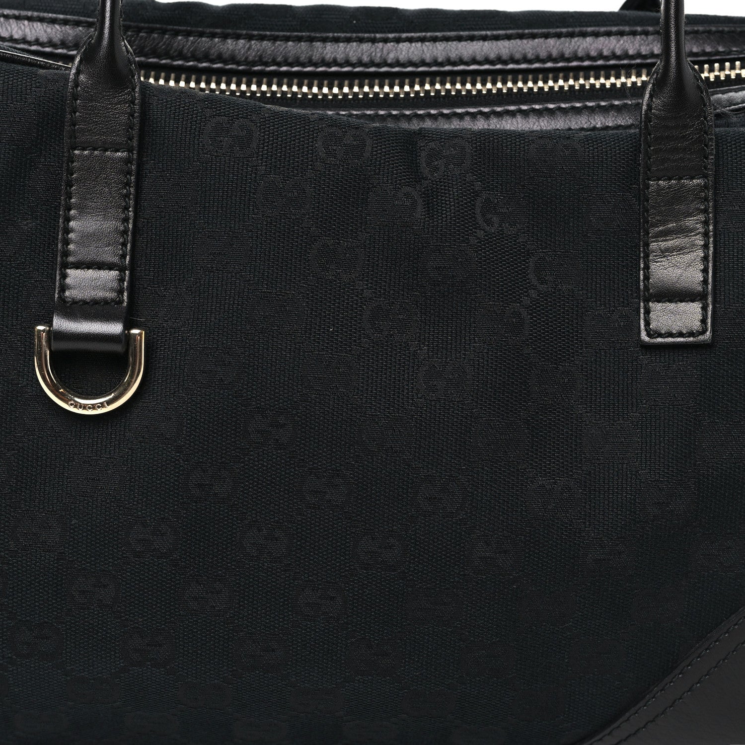 Gucci Monogram Medium New Britt Boston Black 8 of 11