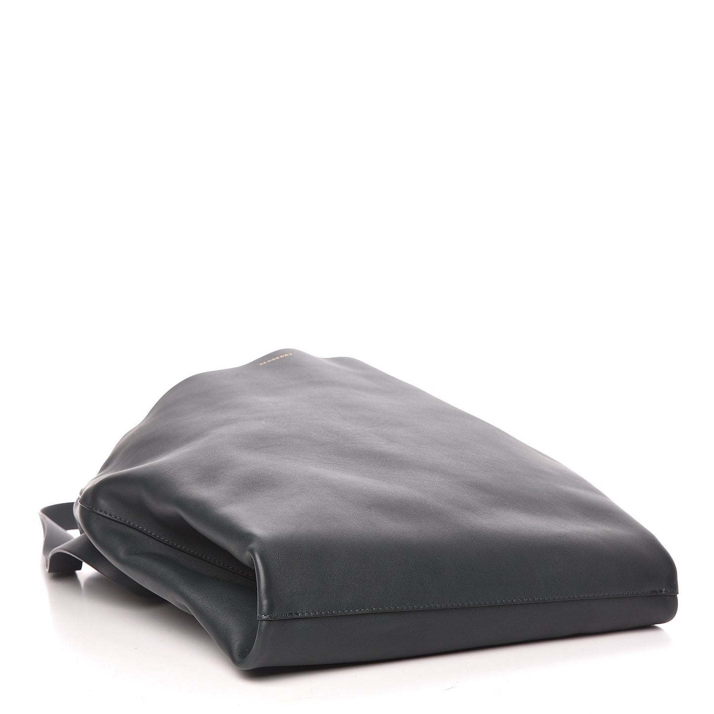 BURBERRY Calfskin Medium Grommet Detail Tote Grey