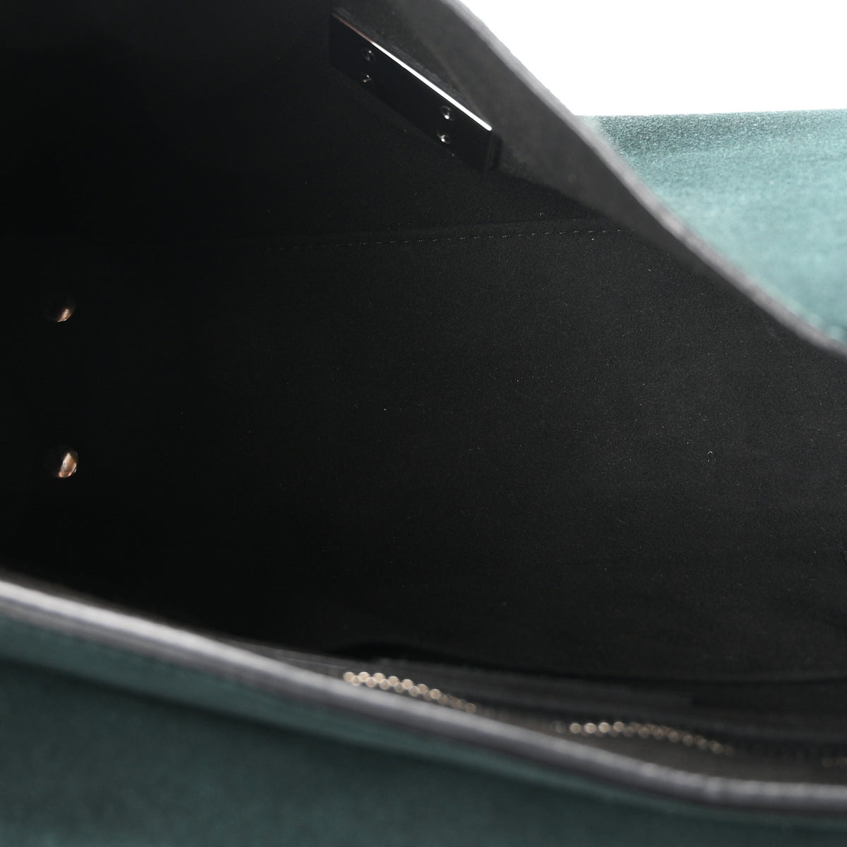 Givenchy Suede Small Shark Lock Satchel Green 5 of 10