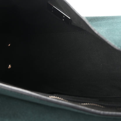 Givenchy Suede Small Shark Lock Satchel Green 5 of 10