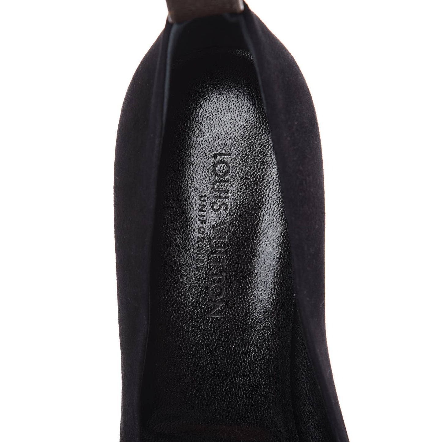Suede Uniformes Pump 39 Black