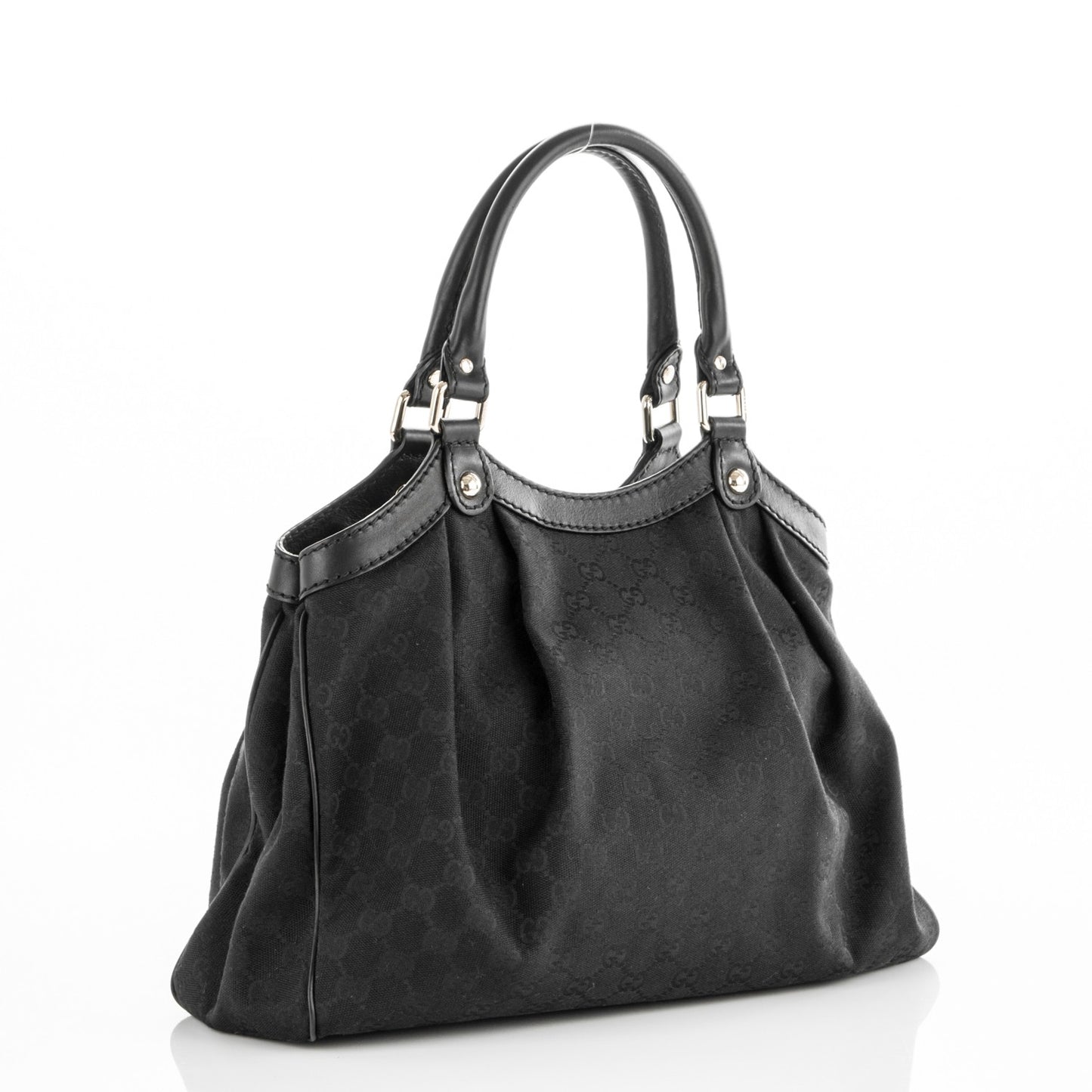 Monogram Medium Sukey Tote Black