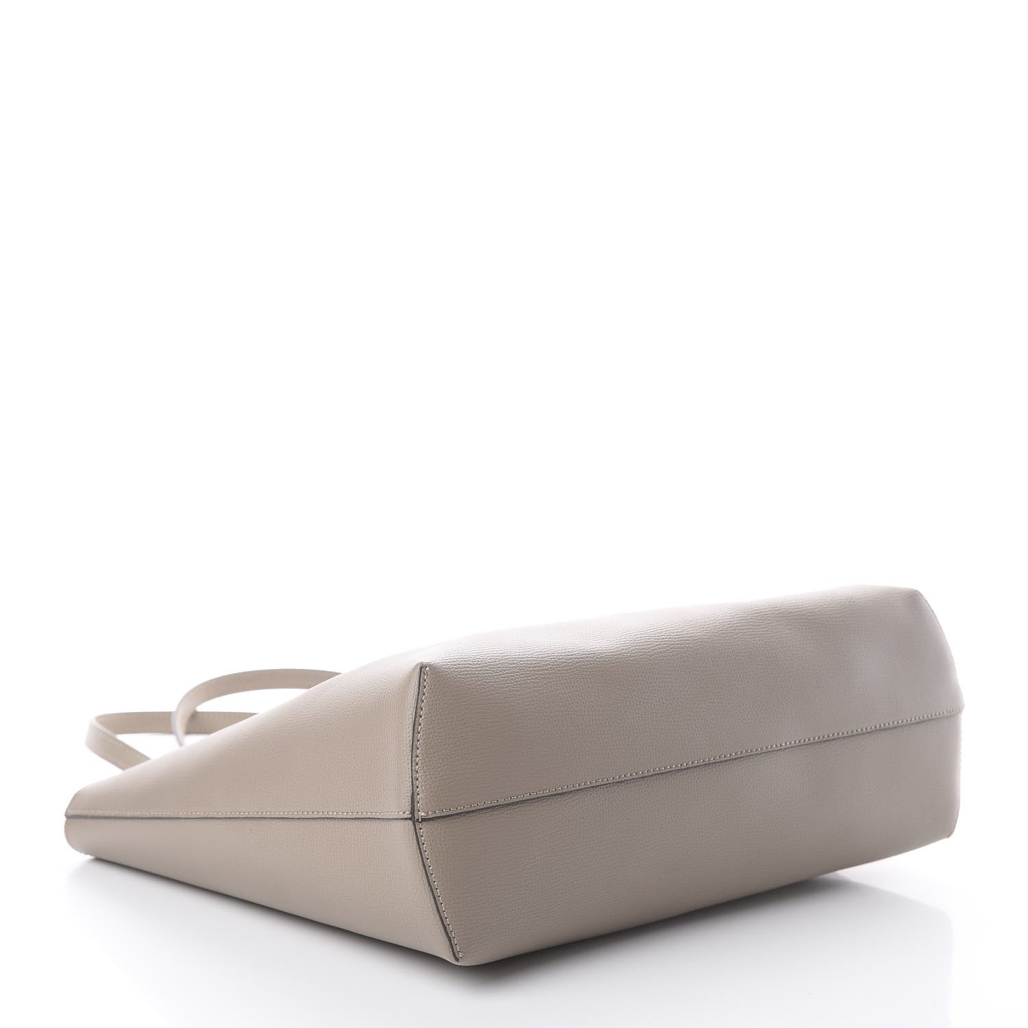 Fendi Vitello Vienna Enamel F is Fendi Shopping Tote Tortora Taupe 3 of 8