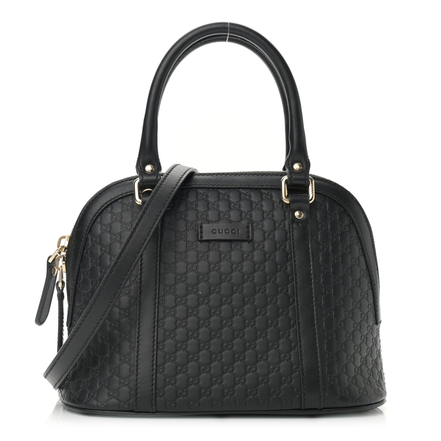 Microguccissima Mini Dome Bag Black