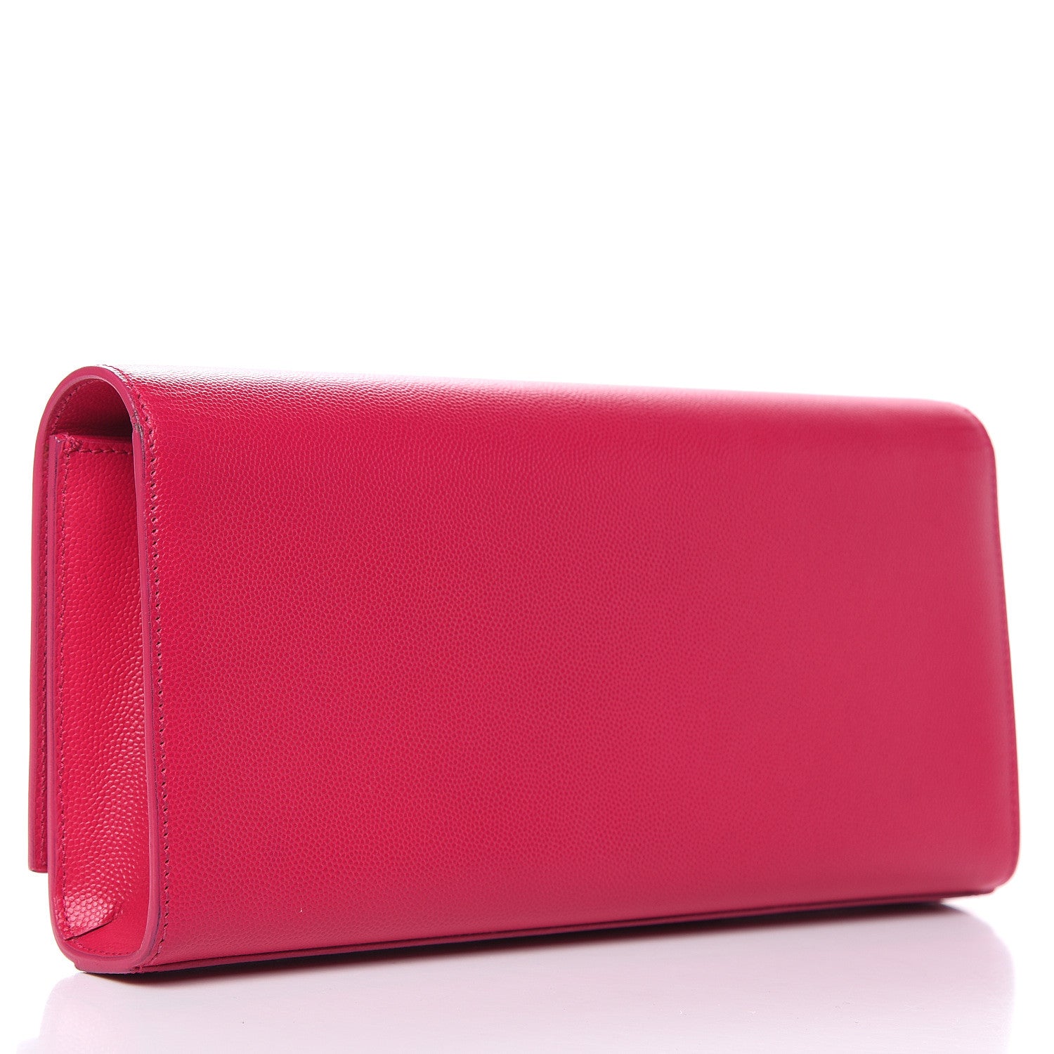 Saint Laurent Grain De Poudre Classic Monogram Cassandre Clutch Lipstick Fuchsia 3 of 13