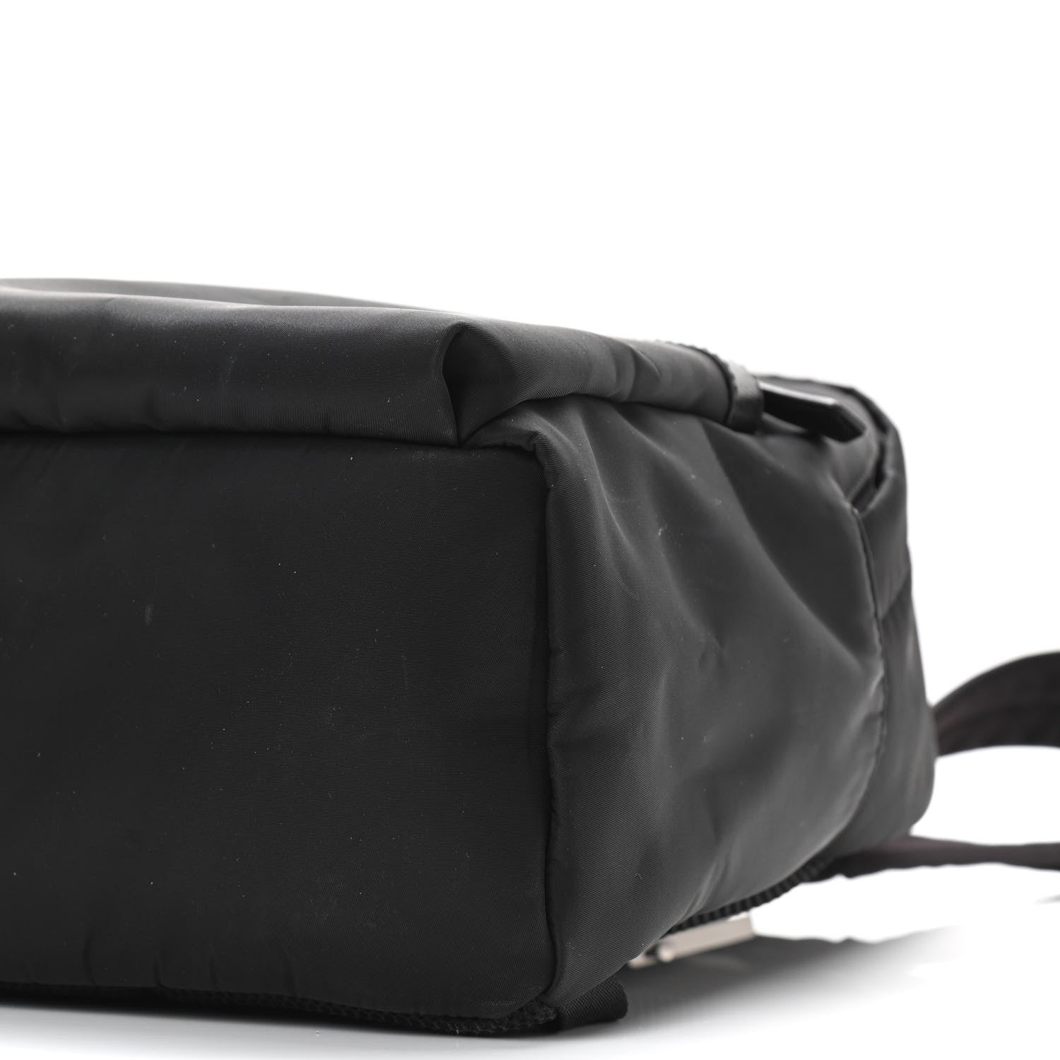 Fendi Nylon Vitello Elite Monster Eyes Rounded Backpack Black Yellow 10 of 10