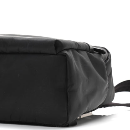 Fendi Nylon Vitello Elite Monster Eyes Rounded Backpack Black Yellow 10 of 10