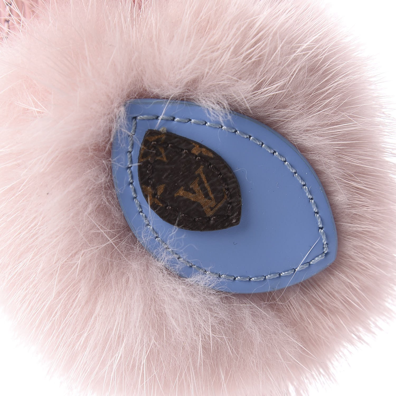 Louis Vuitton Mink Fur Epi Monogram Bird Bag Charm Rose Ballerine 4 of 5
