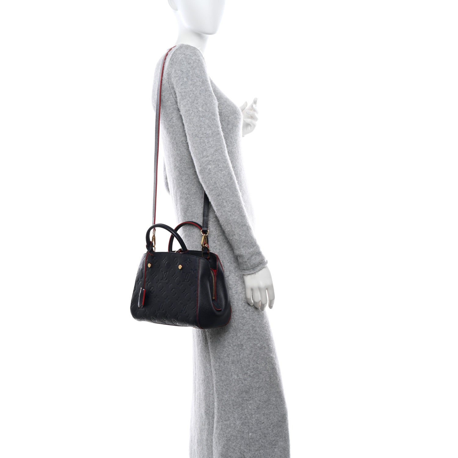 Louis Vuitton Empreinte Montaigne BB Marine Rouge 2 of 9