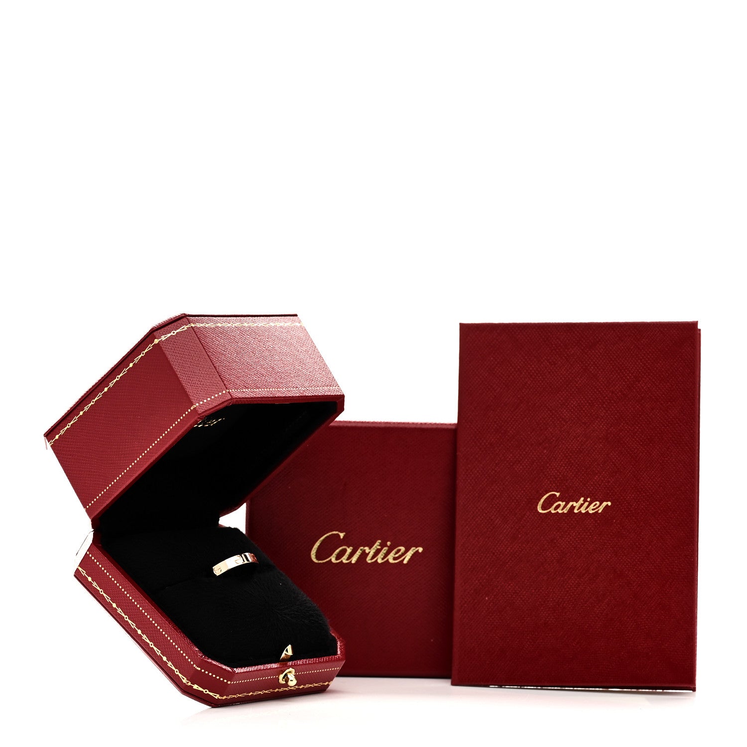 Cartier 18K Pink Gold 3.5mm LOVE Wedding Band Ring 54 7 5 of 5