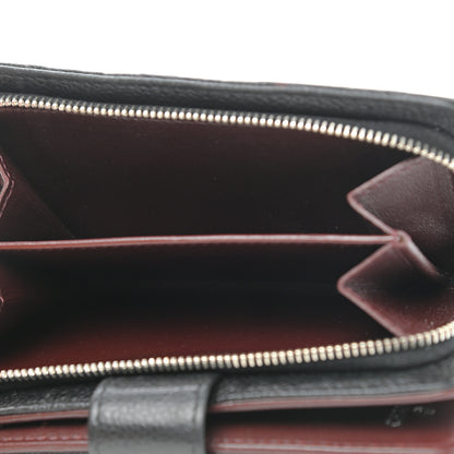Chanel Caviar Quilted CC French Wallet Black 6 of 9