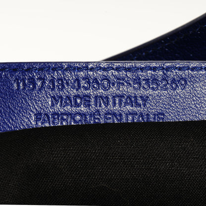 Balenciaga Chevre Silver Metallic Edge Hardware City Bleu Roi 3 of 12