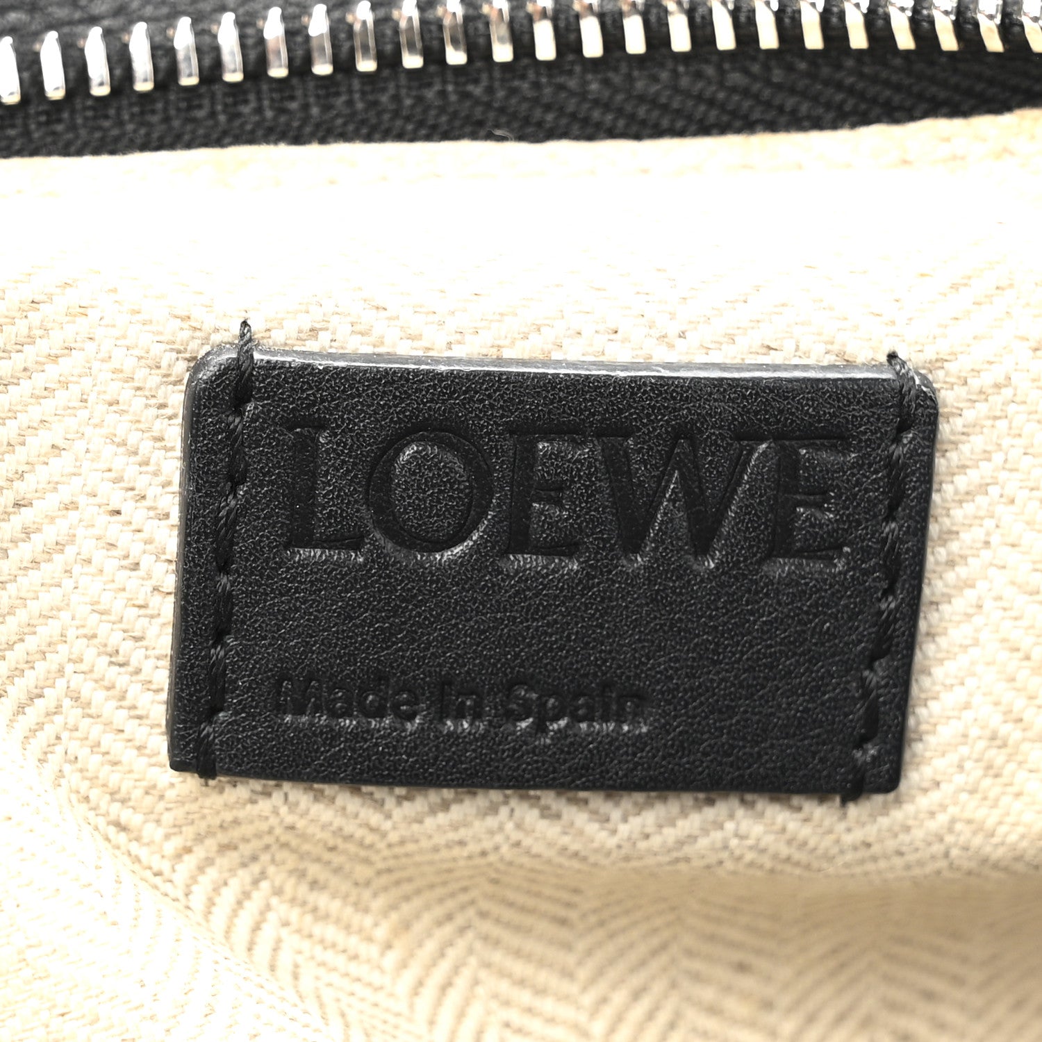 Loewe Calfskin Medium Puzzle Edge Bag Black 6 of 12