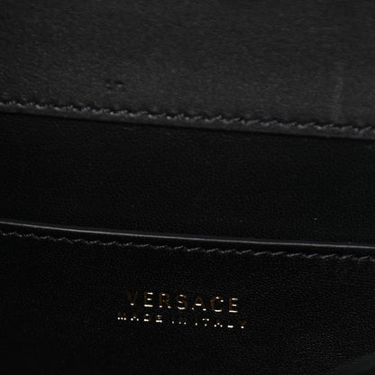 Versace Vitello Barocco Virtus Small Top Handle Shoulder Bag Black 5 of 7