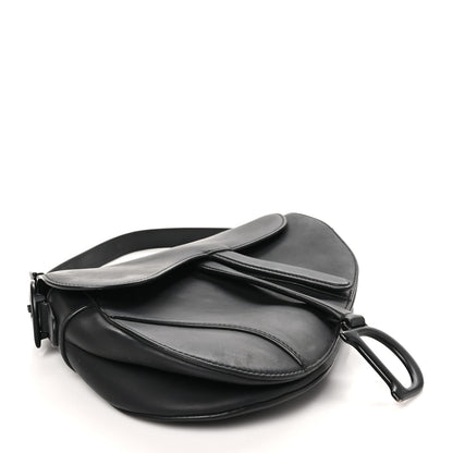 Christian Dior Ultra Matte Calfskin Saddle Bag Black 4 of 13