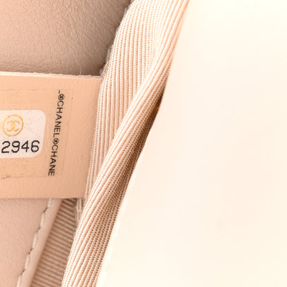 Chanel Calfskin Stitched Medium Covered CC Flap Bag Beige 6 of 10