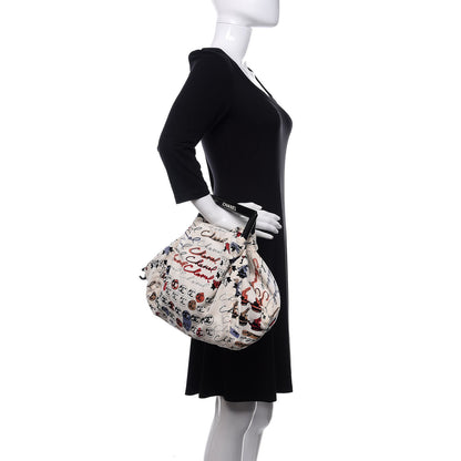 Chanel Velour Camellia Print Frame Bag White 2 of 11