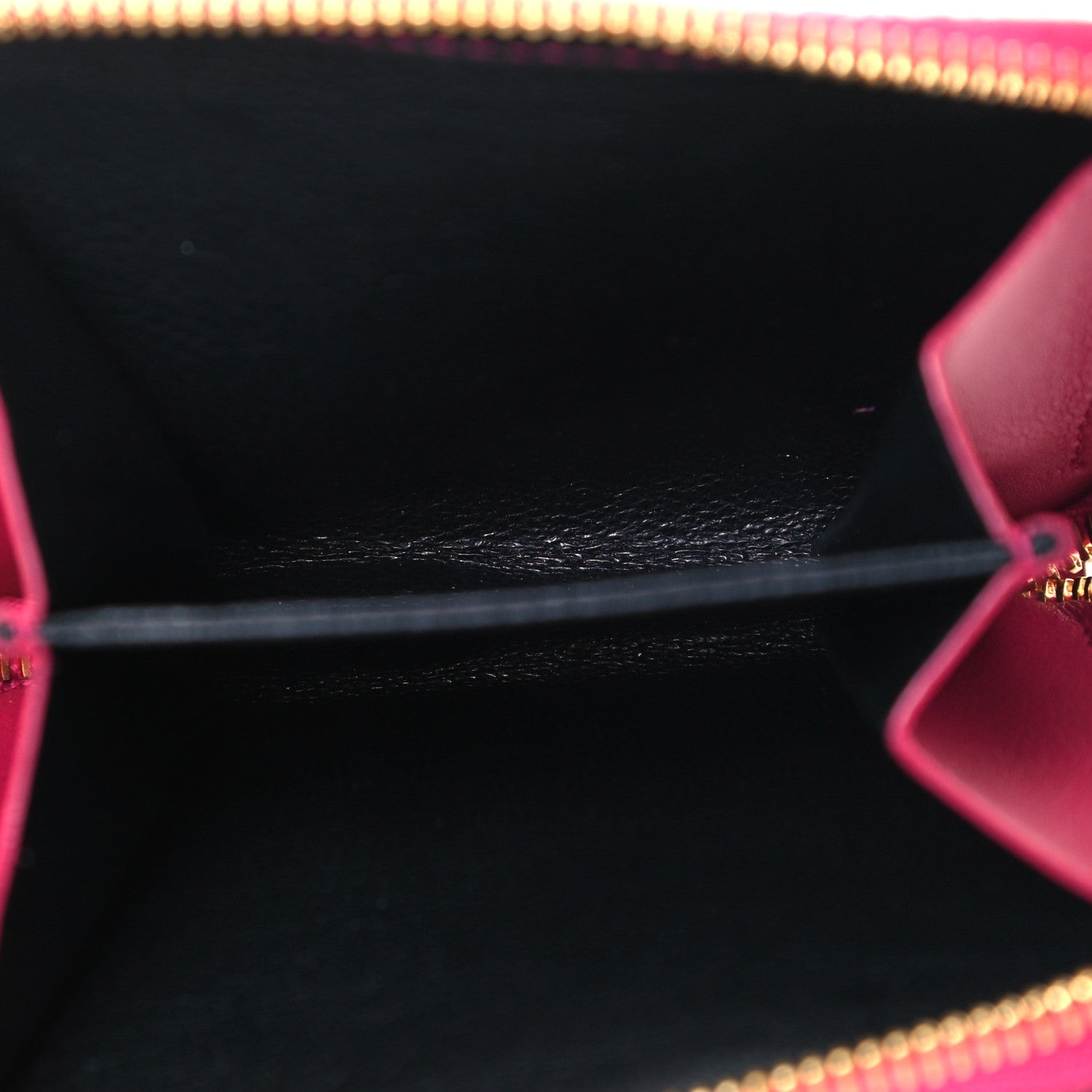 Saint Laurent Calfskin Y Line ChYc Compact Wallet Fuchsia 6 of 9