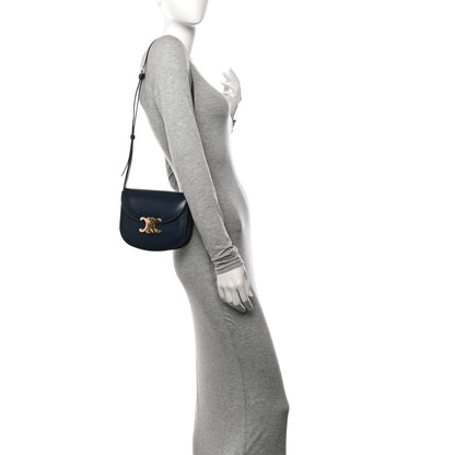 Celine Shiny Calfskin Teen Besace Navy Blue 2 of 12
