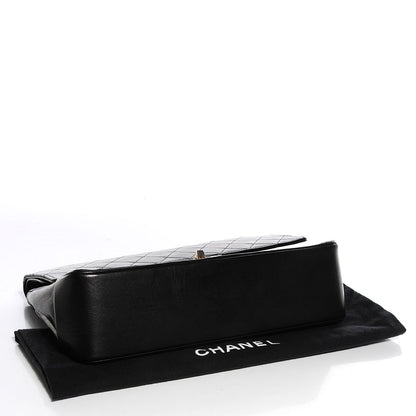 Chanel Lambskin Medium Mademoiselle Chain Double Flap Black 4 of 8