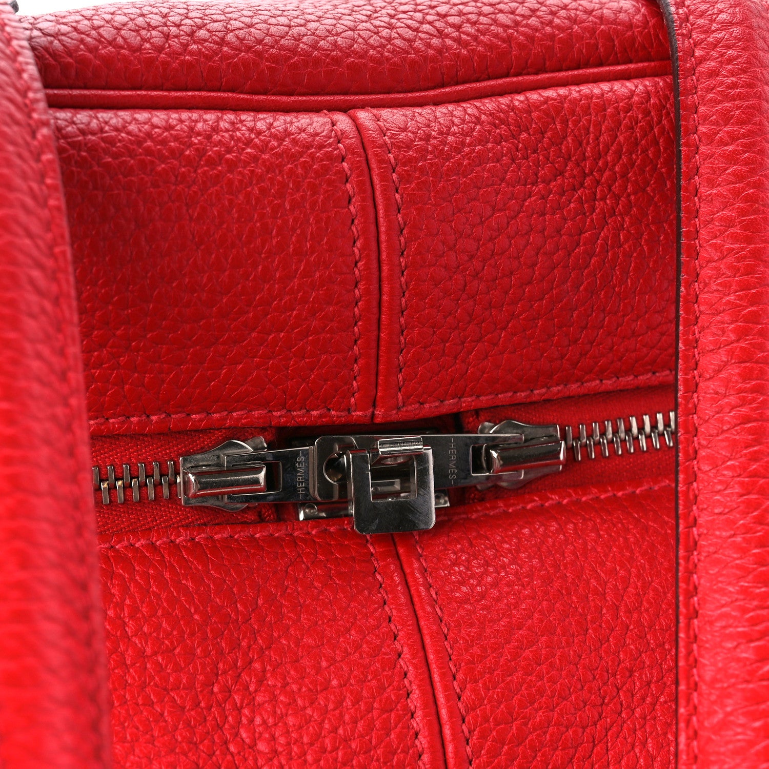 Hermes Taurillon Clemence Victoria II 35 Rouge Garance 9 of 13