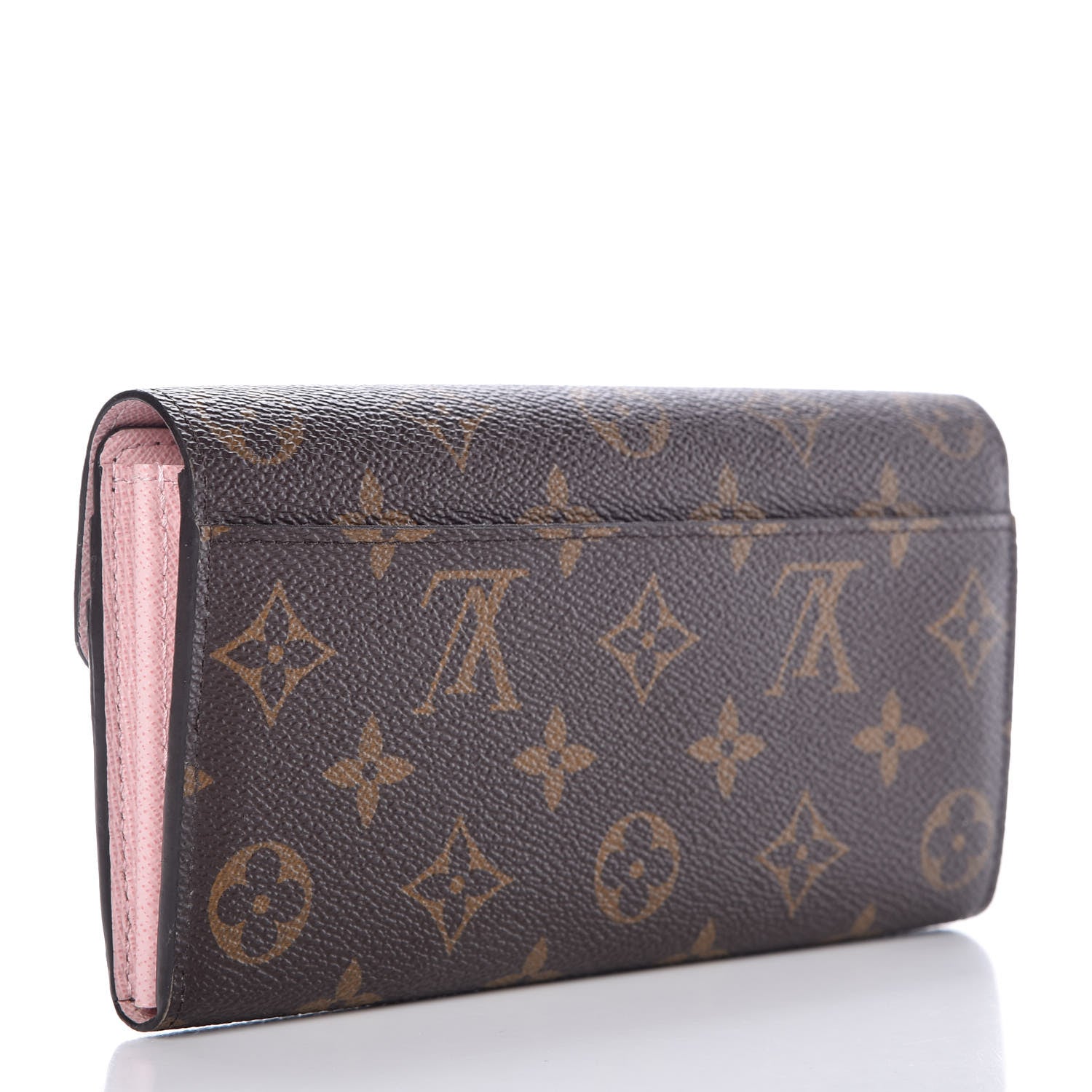 Louis Vuitton Monogram Sarah Wallet NM Rose Ballerine 3 of 8