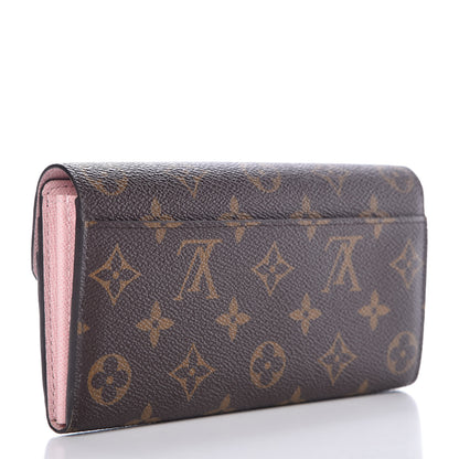 Louis Vuitton Monogram Sarah Wallet NM Rose Ballerine 3 of 8