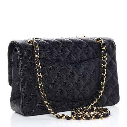 Chanel Caviar Quilted Medium Double Flap Black 3 of 10