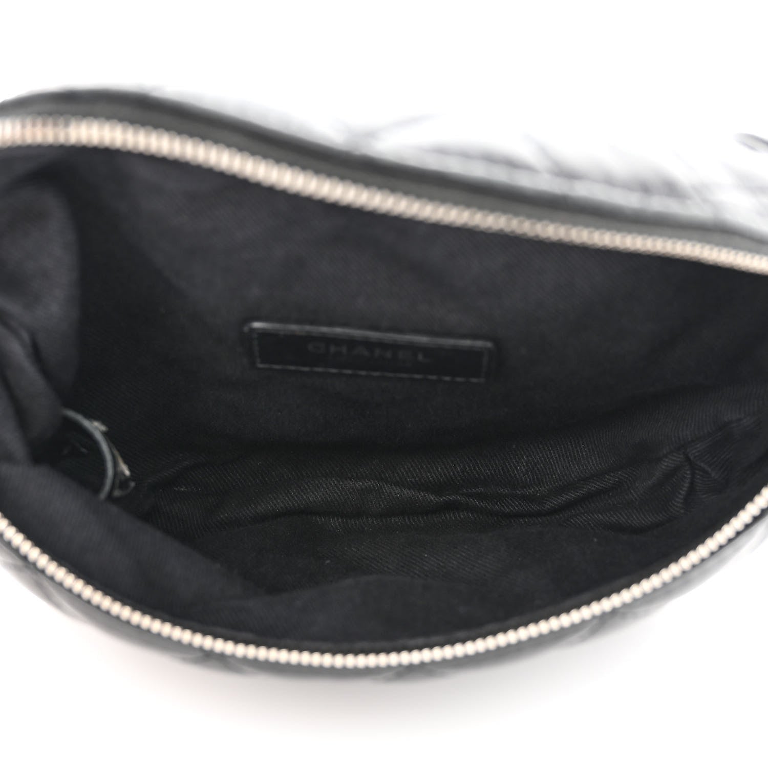 Chanel Lambskin Quilted Waist Belt Bag Black 5 of 11