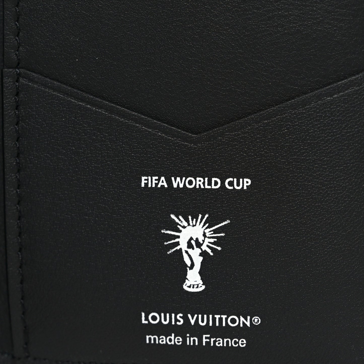 X FIFA Grained Calfskin Pocket Organizer Black
