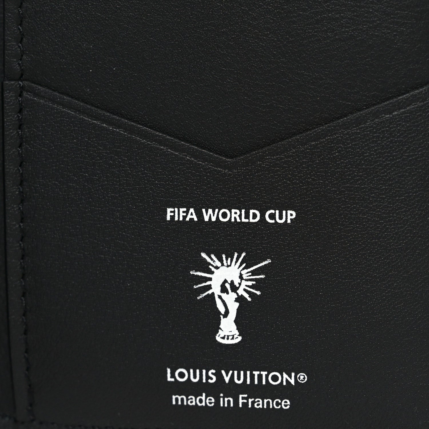Louis Vuitton X FIFA Grained Calfskin Pocket Organizer Black 5 of 6