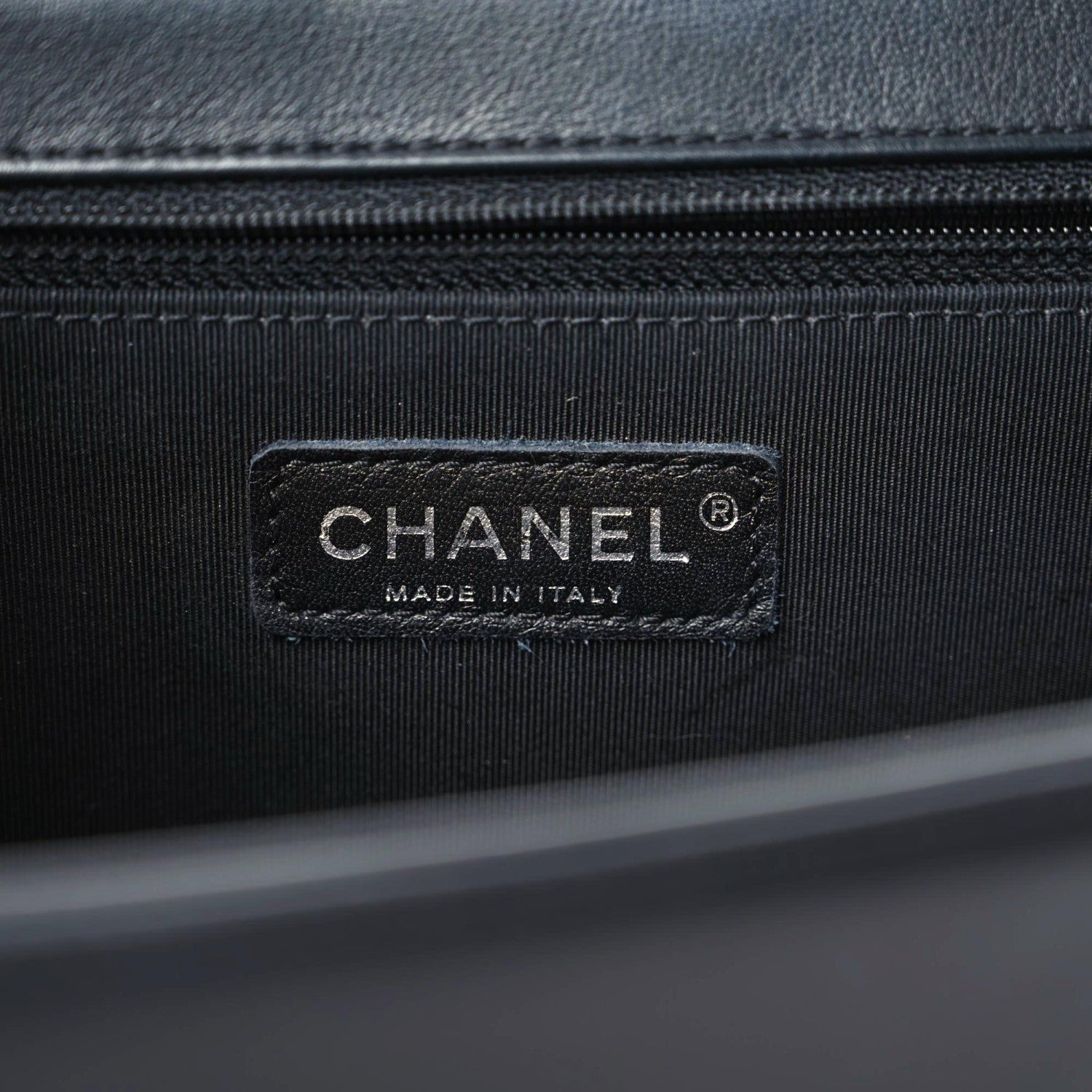 Chanel Lambskin Quilted Large Boy Flap Black 13 of 18